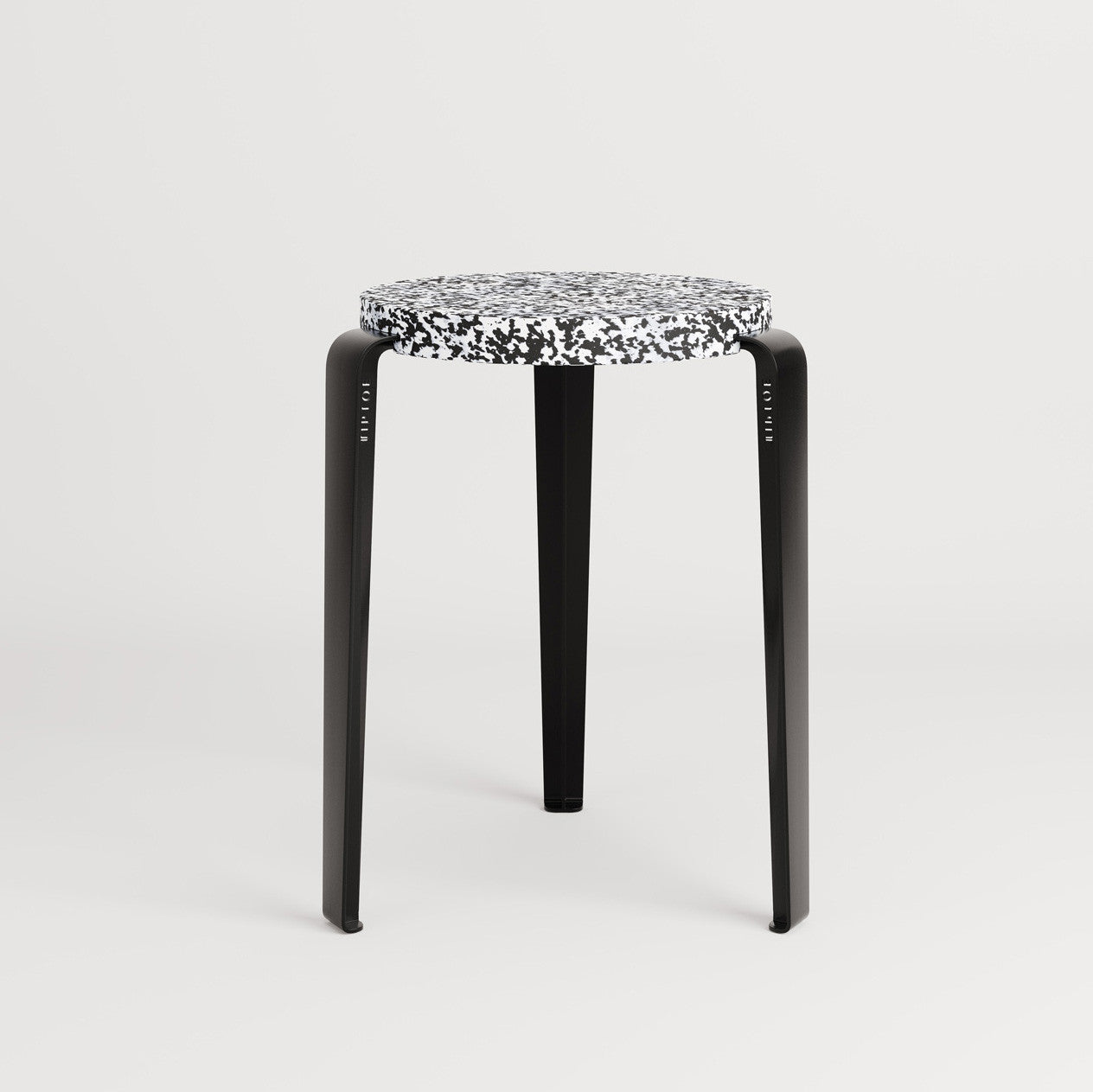 Tabouret LOU - plastique recyclé Macchiato